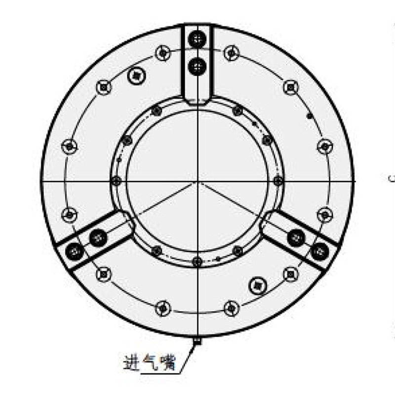 KQ 前置式气动卡盘